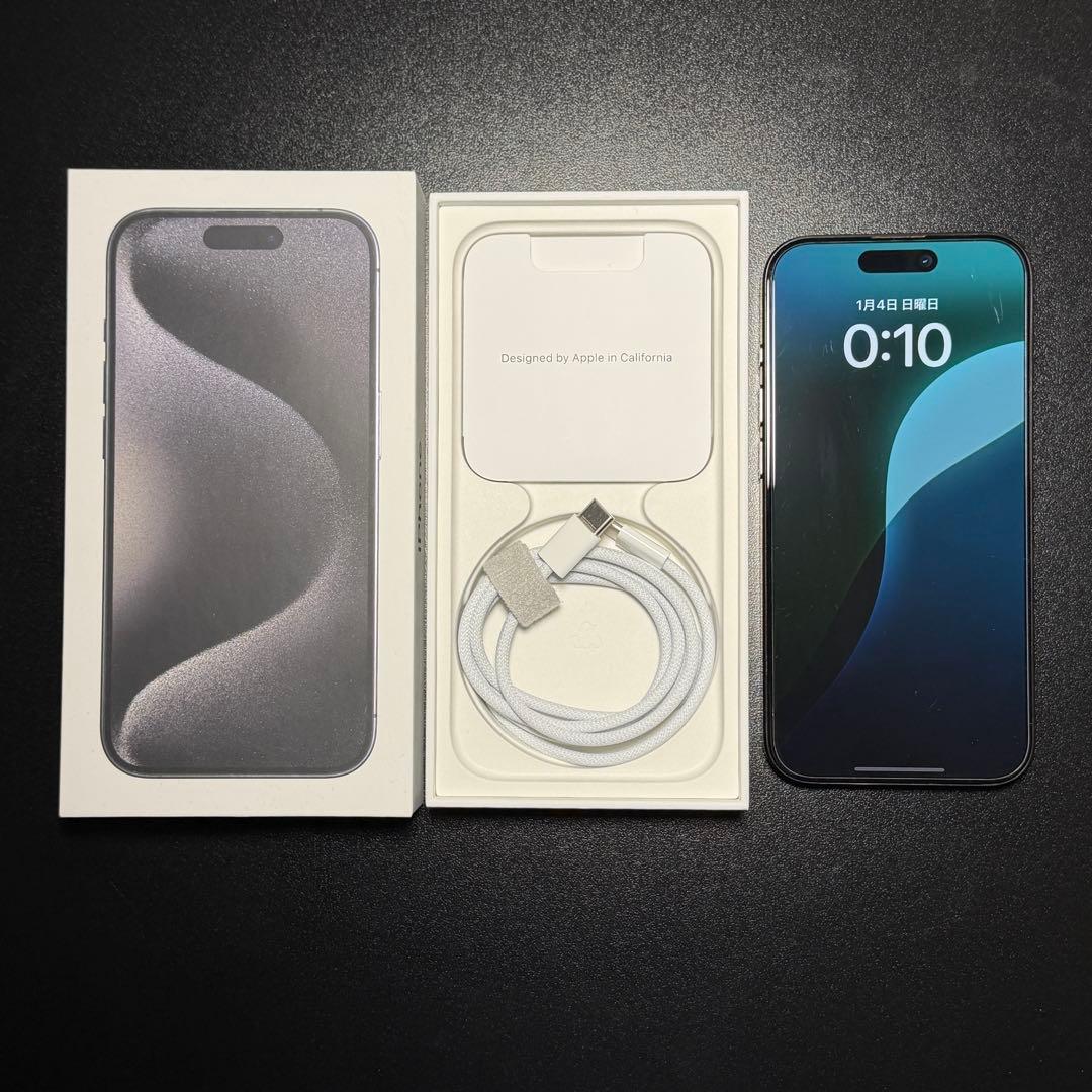 iPhone 15 Pro 256GB SIMフリー　ブラックチタニウム