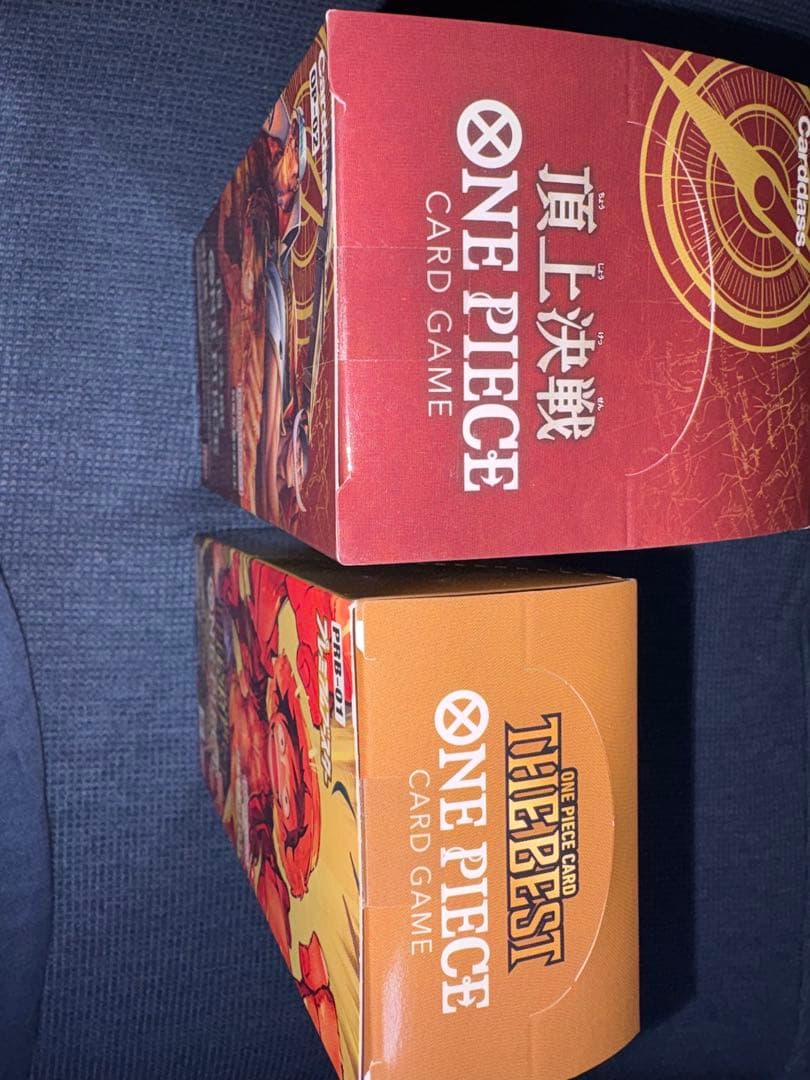 ワンピースカードゲーム 頂上決戦 & THE BEST セット　新品テープ付き