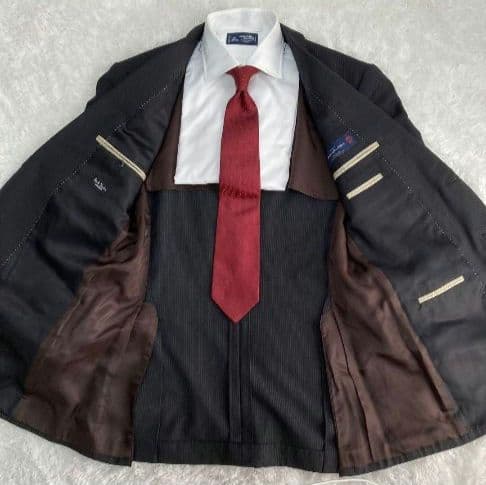 ポールスミス セットアップ 濃紺 ストライプ