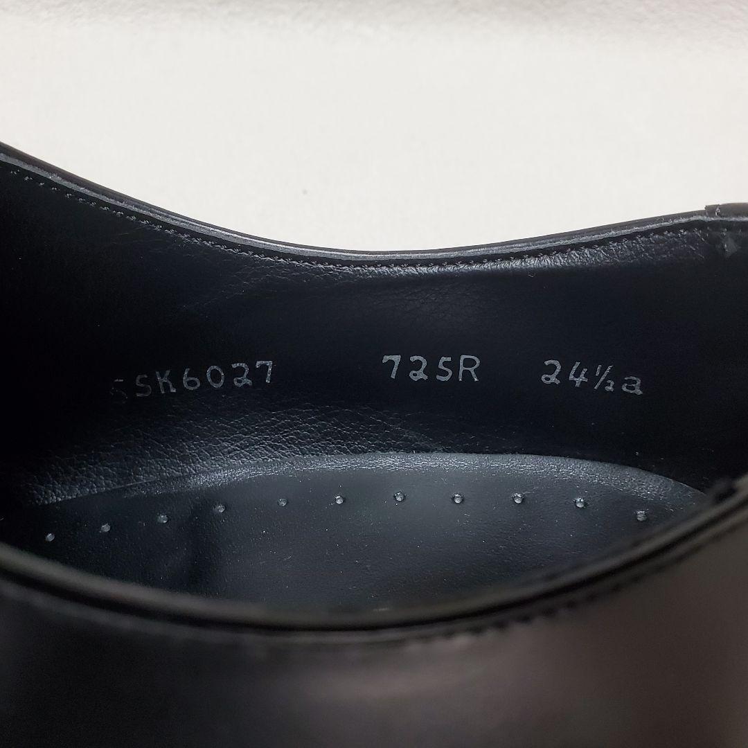 【美品】REGAL リーガル ストレートチップ 725R 黒 革靴