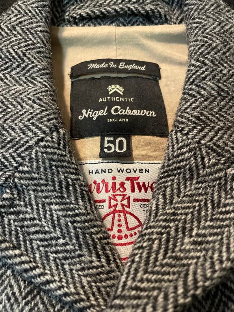 【マロリーベスト】ナイジェルケーボン × ハリスツイードＬサイズ