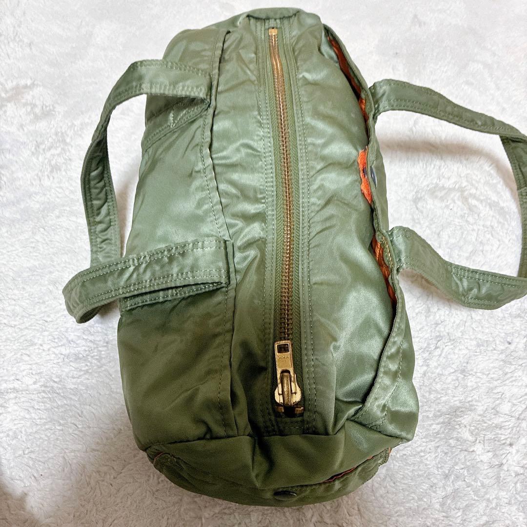 美品✨希少 ポーター タンカー ダッフル ミニボストンバッグ　 セージグリーン