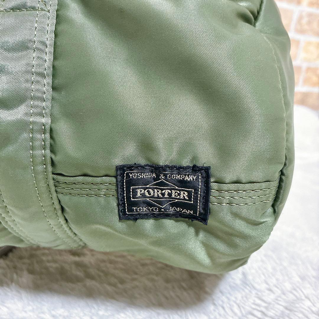 美品✨希少 ポーター タンカー ダッフル ミニボストンバッグ　 セージグリーン