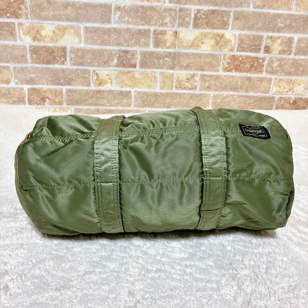 美品✨希少 ポーター タンカー ダッフル ミニボストンバッグ　 セージグリーン