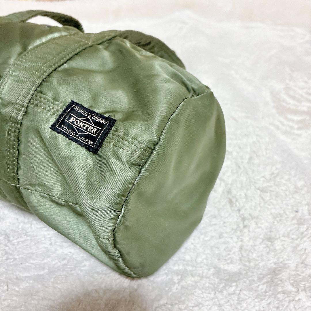 美品✨希少 ポーター タンカー ダッフル ミニボストンバッグ　 セージグリーン