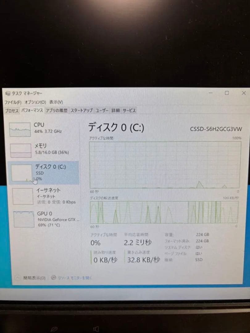ライトゲーミングPC gtx1050Ti /core i7 /DDR4 16GB