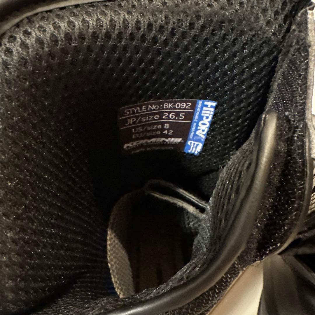 KOMINE BK-092 バイクブーツ ブラック