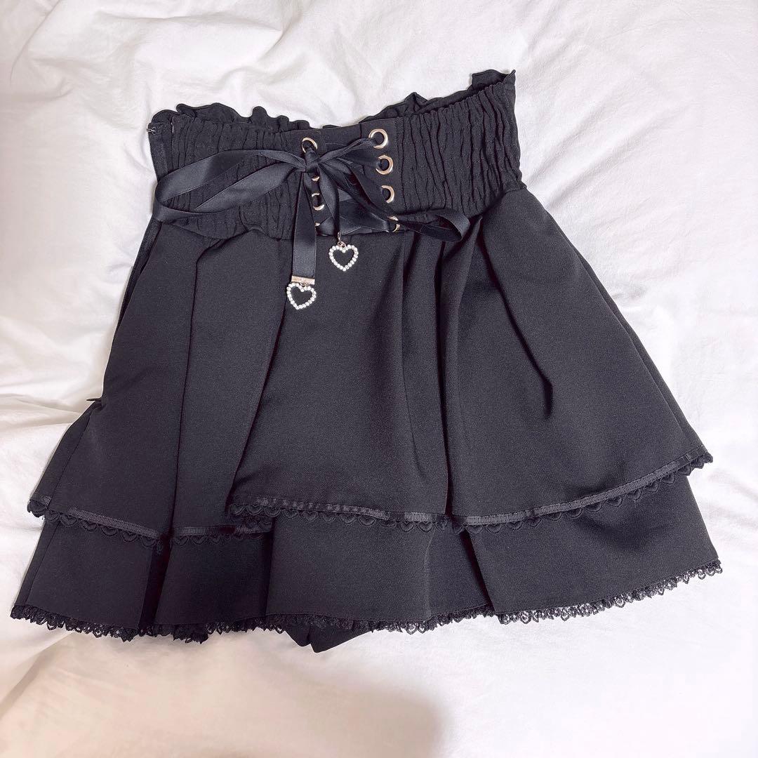 lizlisa リズリサ 2連ベルトスカパン スカート