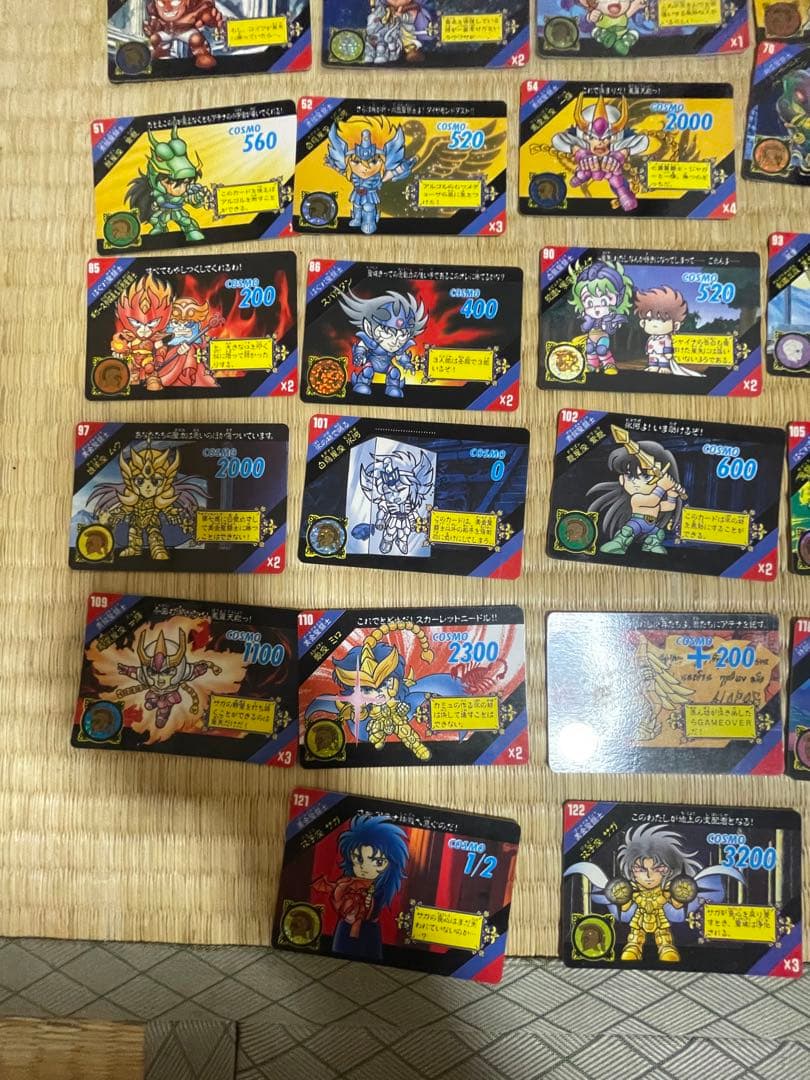 聖闘士星矢 セイントパラダイス カードダス 1弾〜3弾 38枚