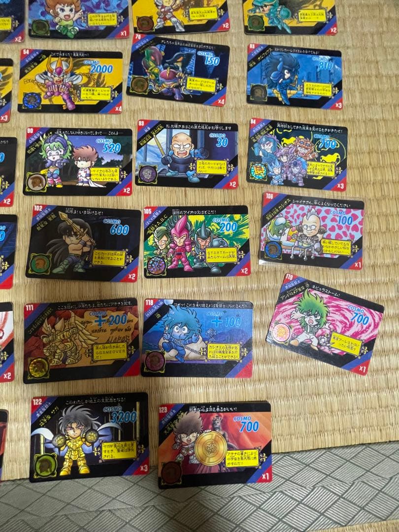 聖闘士星矢 セイントパラダイス カードダス 1弾〜3弾 38枚