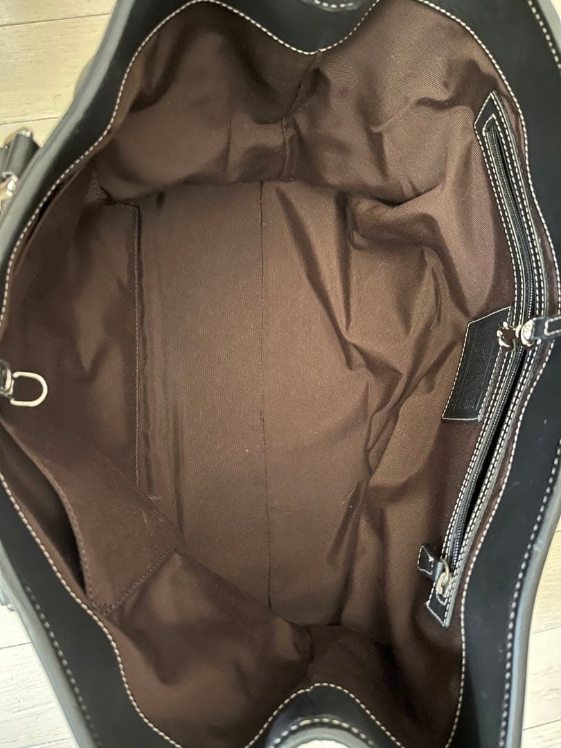 マ*ス様 【美品☆】コーチ　COACH トートバッグ　レザー　ブラック　A4 ビ