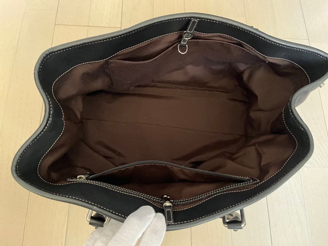 マ*ス様 【美品☆】コーチ　COACH トートバッグ　レザー　ブラック　A4 ビ