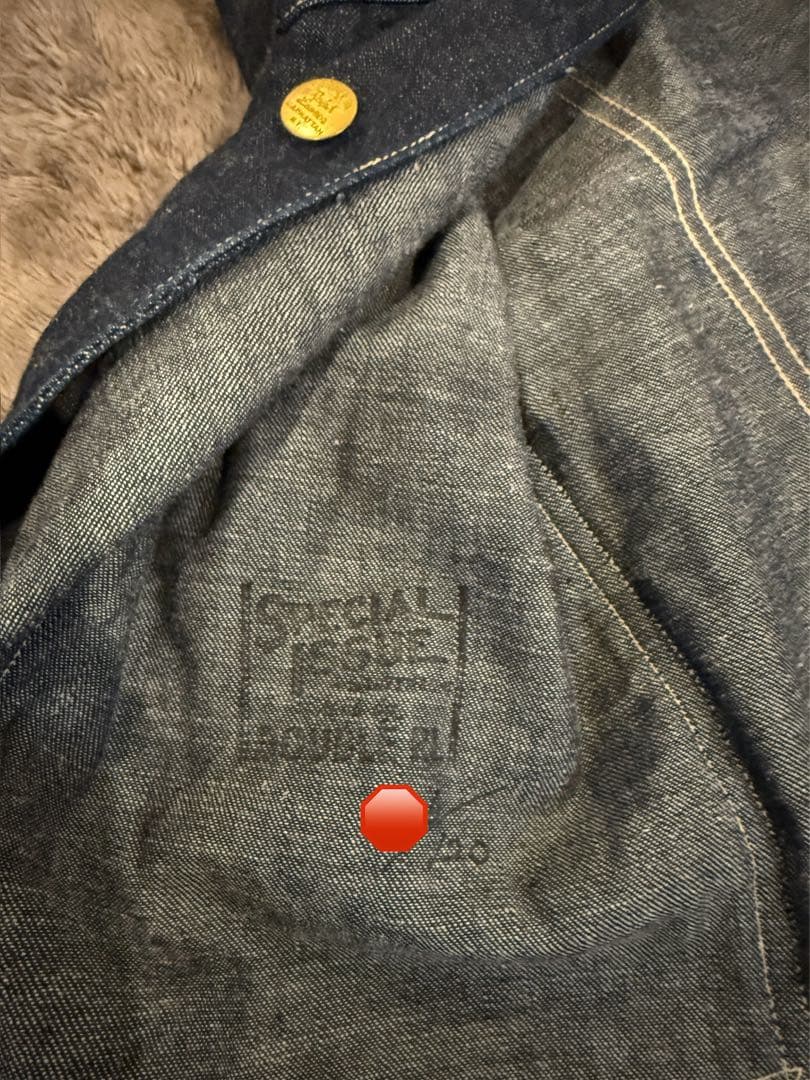 米*男様 RRL ダブルアールエル　カバーオール　デニムジャケット