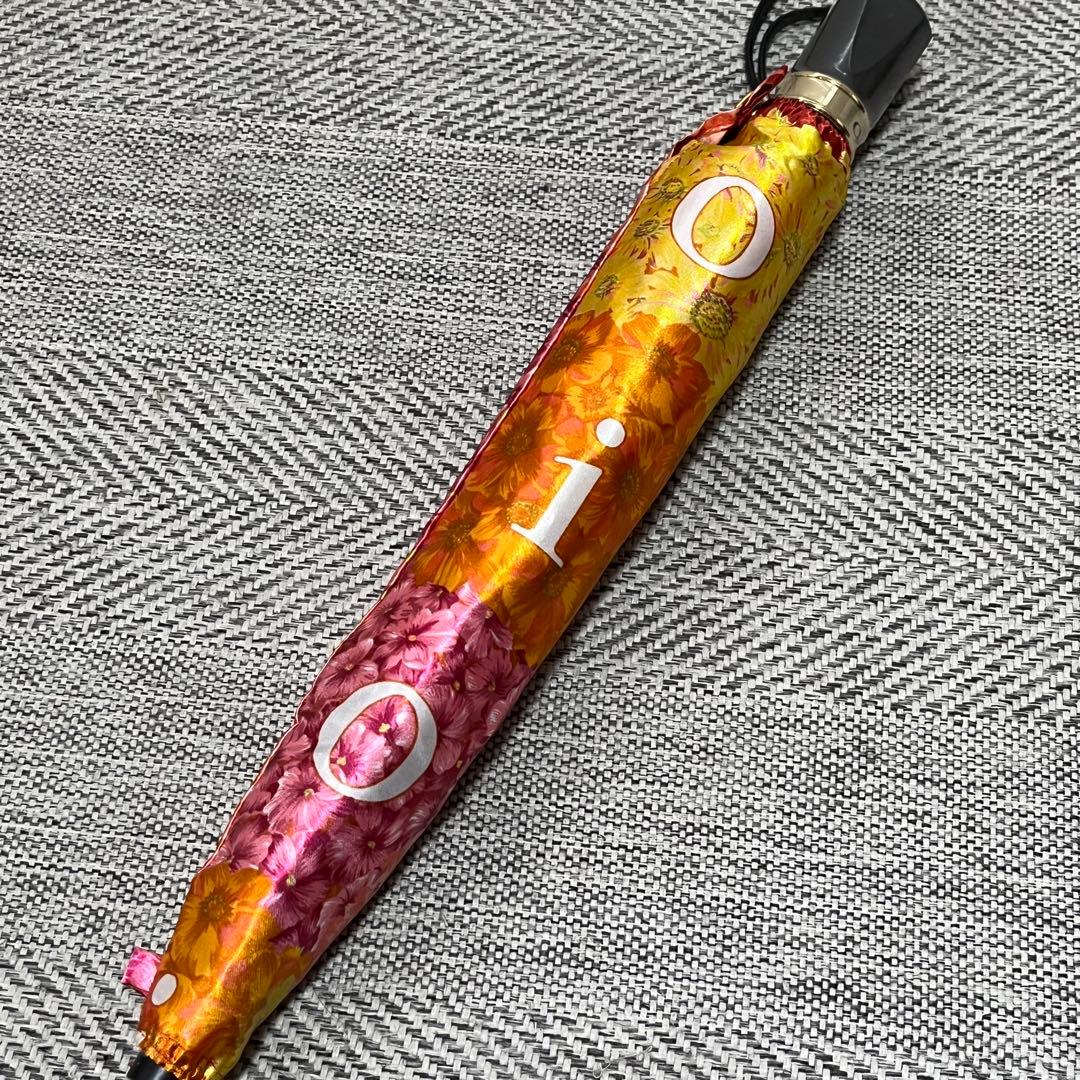 希少　Christian Dior ロゴ総柄　フラワー　花総柄　折りたたみ傘