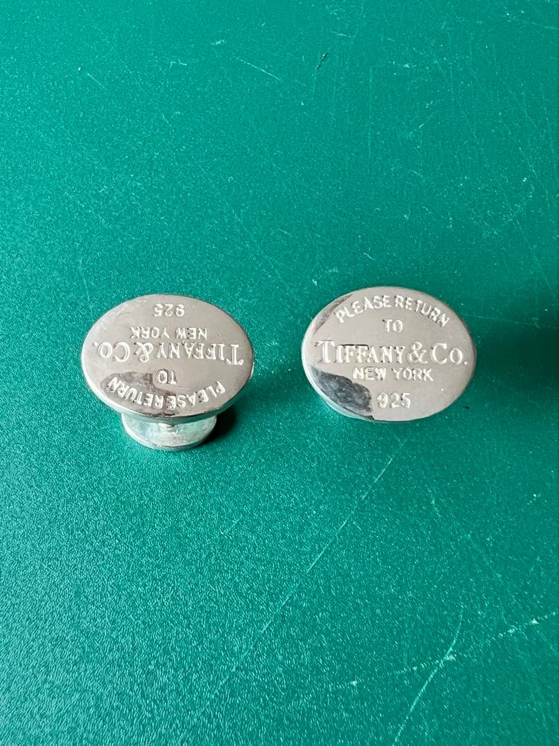 Tiffany シルバー カフリンクス リターン ティファニー カフス