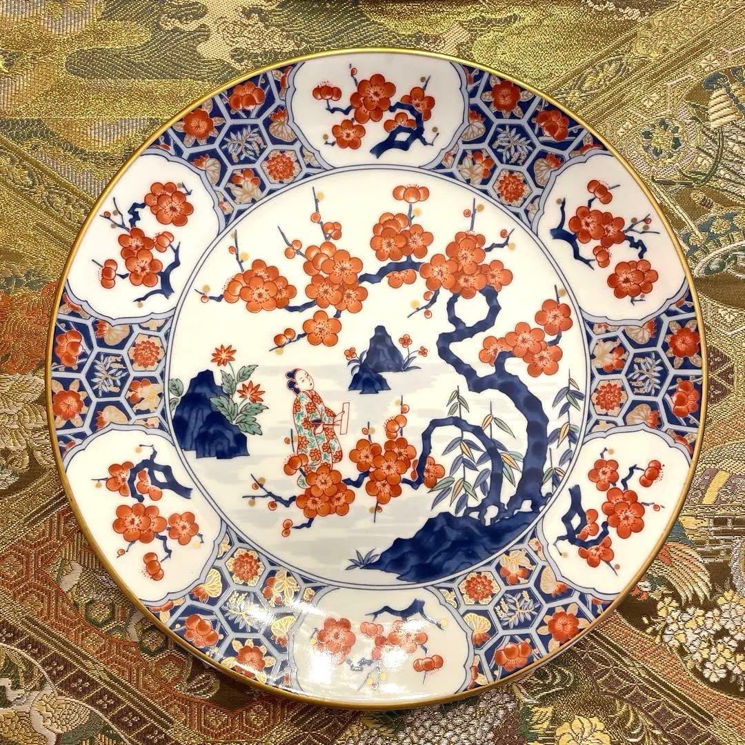 宮内庁御用達　香蘭社　謹製　フランクリン・ポーセリン 限定版絵皿 花の宴の内　5