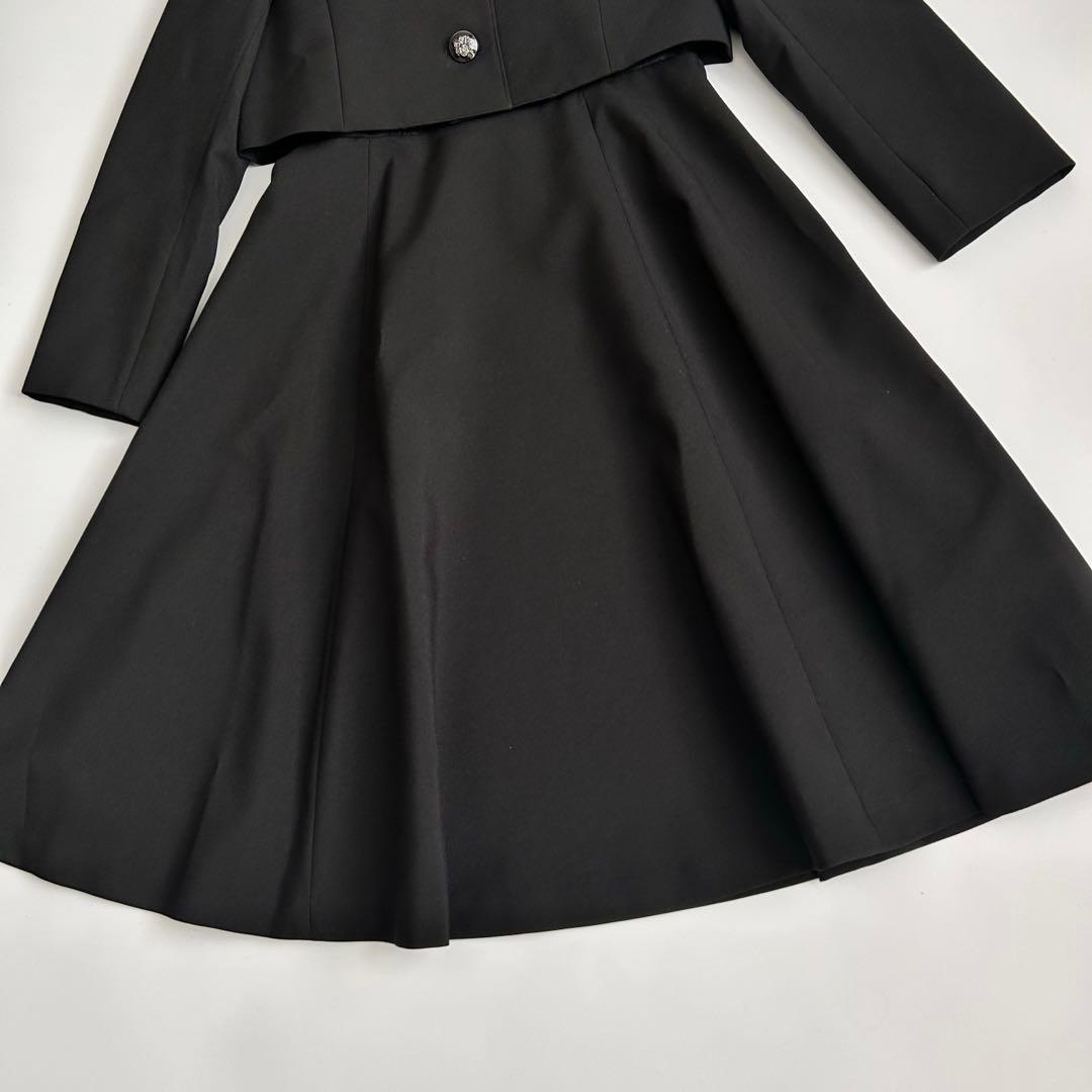 150エルアンノアール卒服女の子入学式ブラック黒フォーマルスーツ