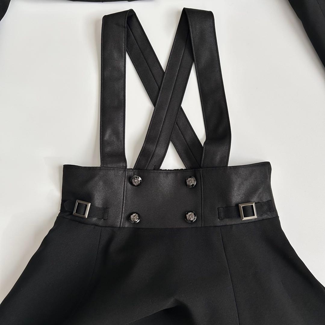 150エルアンノアール卒服女の子入学式ブラック黒フォーマルスーツ