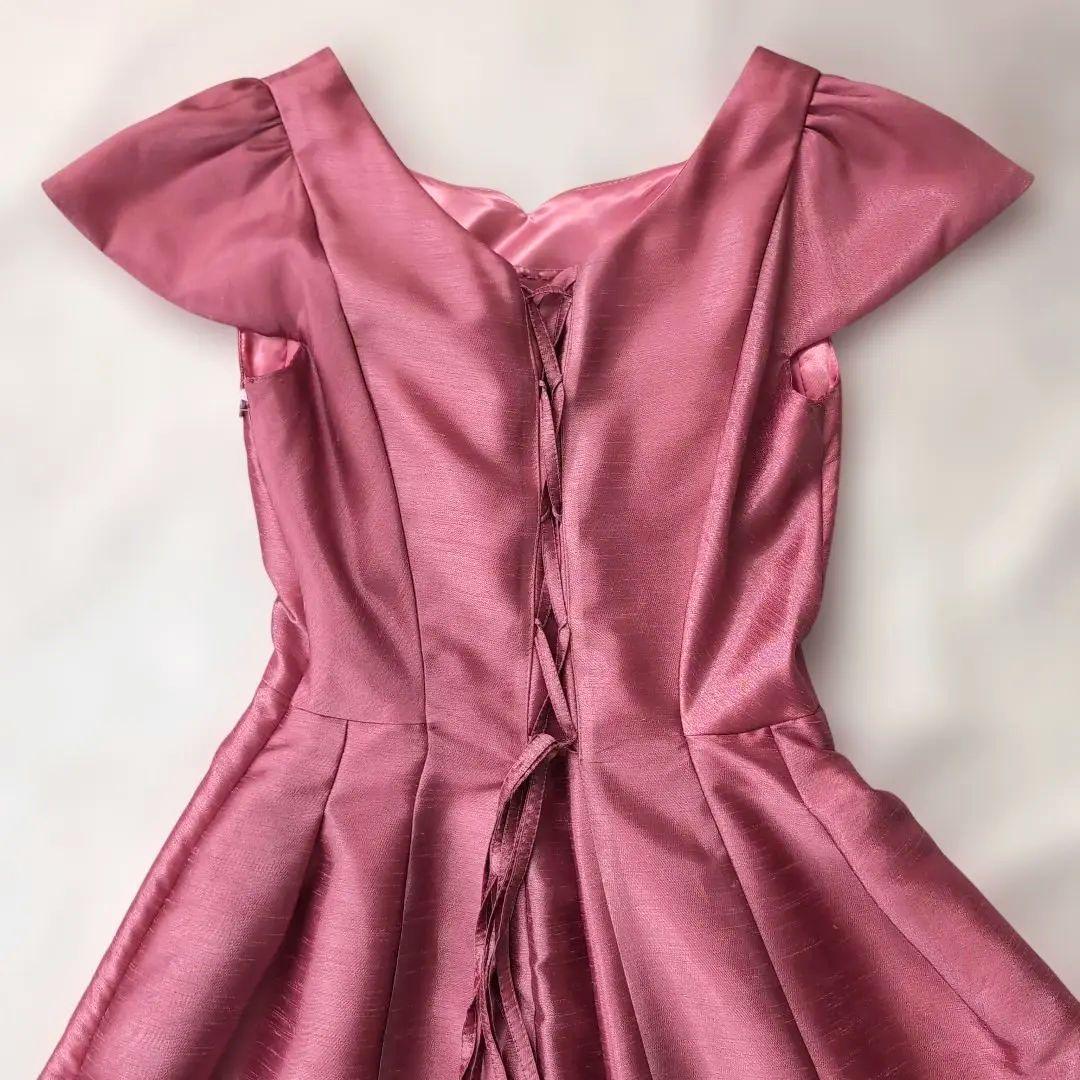 新品 Genet Vivien ジュネビビアン サテン ロングドレス