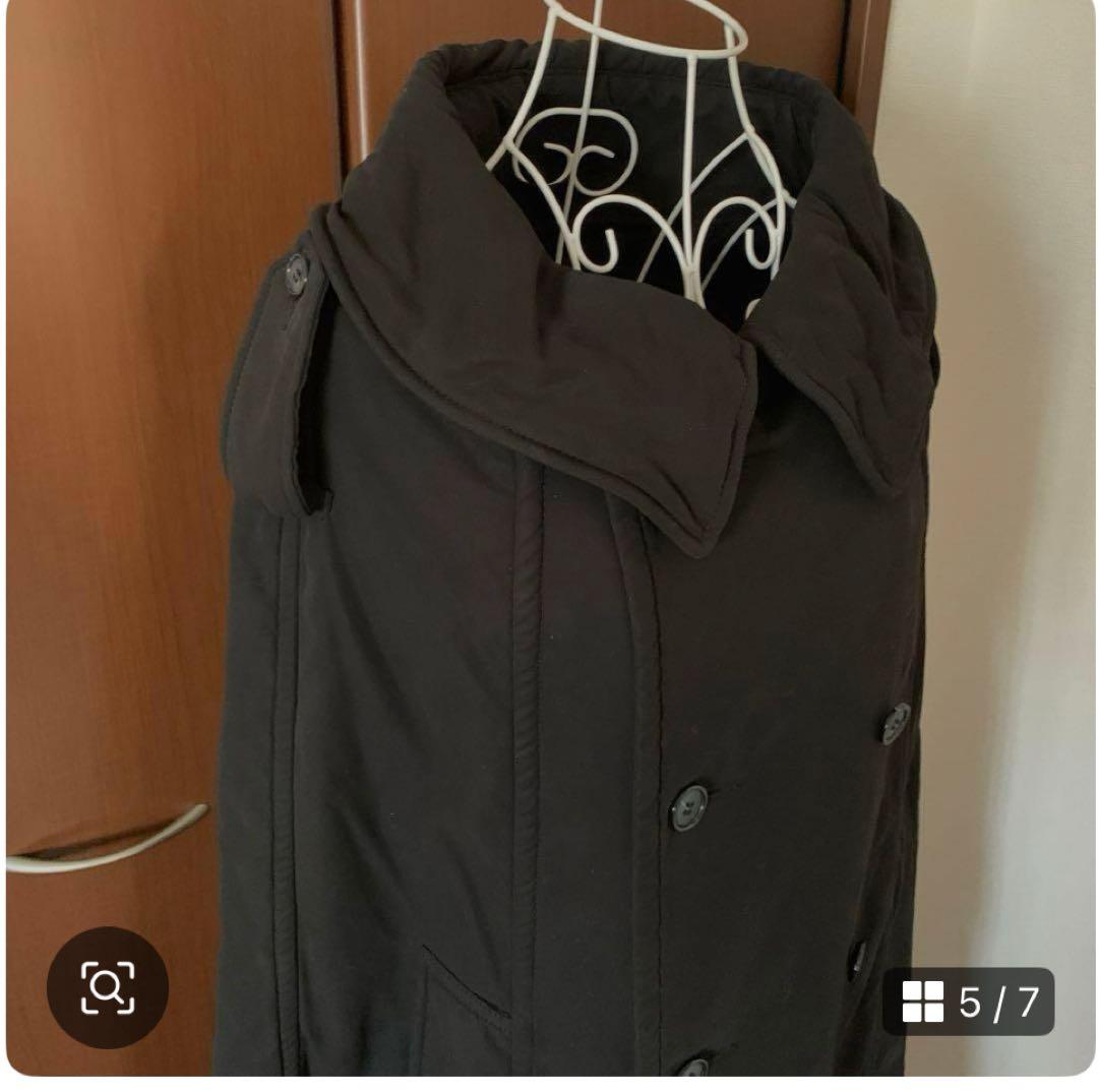 ZUCCA フード付きダブルブレスト　ポンチョコート