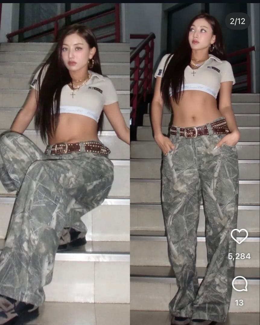 TWICE着用JADED LONDON Colossus Baggy Jeans