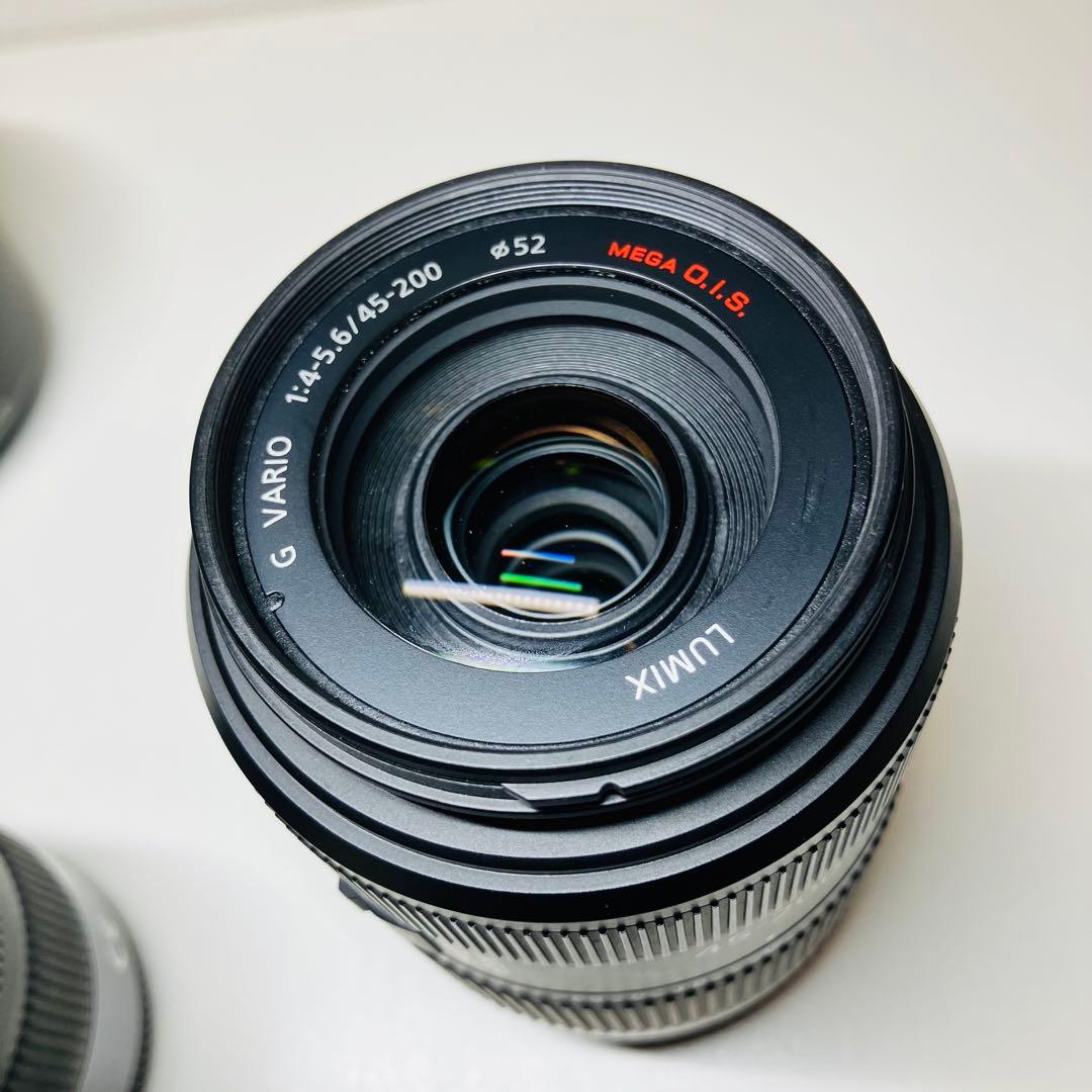 2本セットPanasonic LUMIXレンズ45-200mmと14-45mm