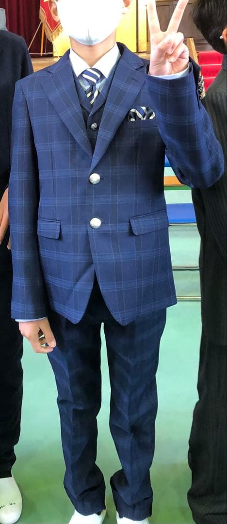 WANDER FACTORY フォーマルスーツ 卒業スーツ 6点セット ブルー