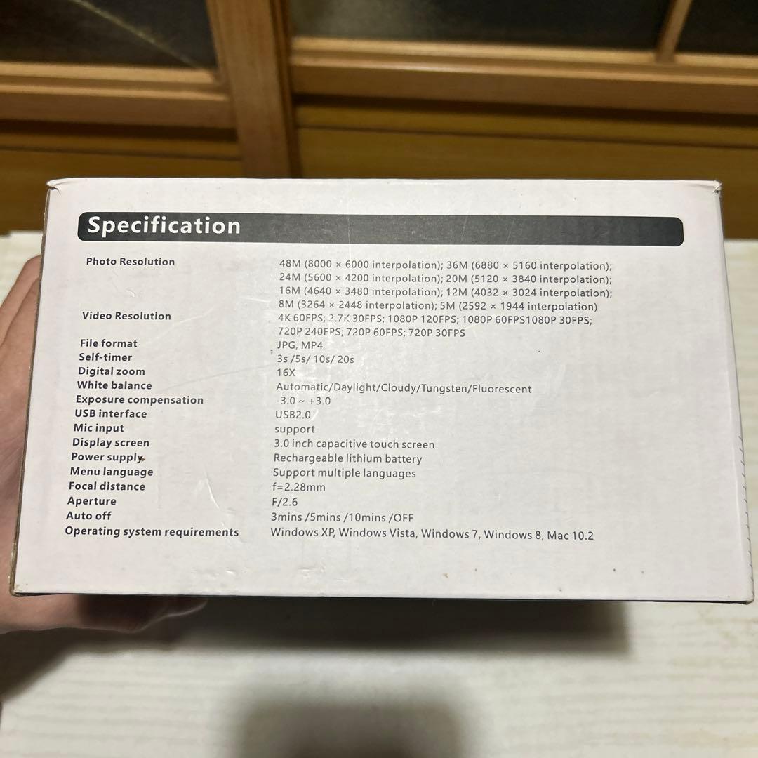 [美品] 4Kデジタルカメラ HDV-254KM ビデオカメラ [即購入ok]