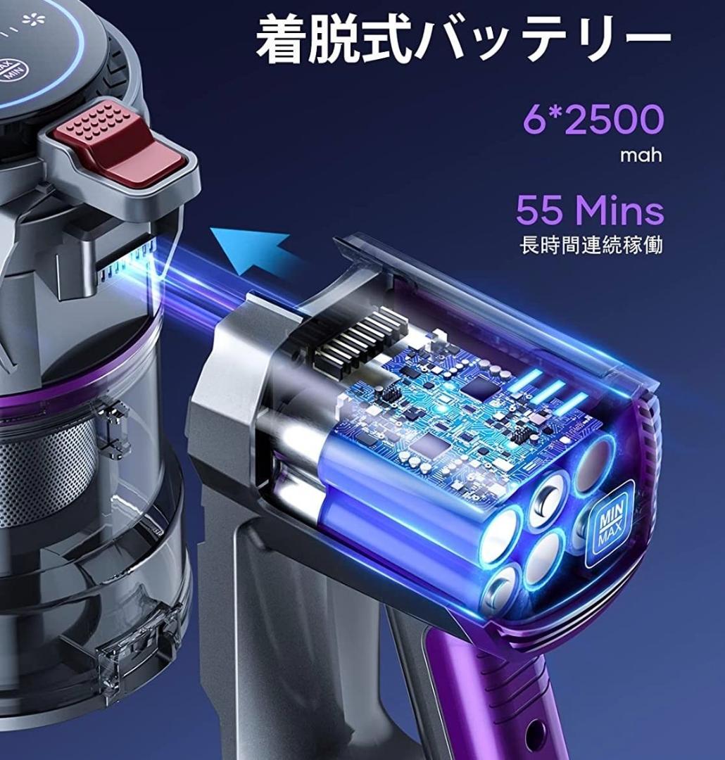 ❤吸引力33000Pa以上&400Wハイパワーでゴミを根こそぎ吸引♪❤掃除機