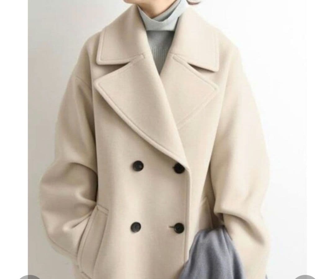 美品　IENAダブルモッサ コート