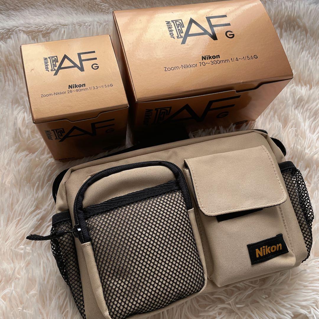 Nikon ニコン　レンズ2個　バッグ　セット