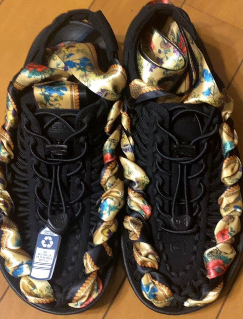 ミュベール キーン MUVEIL×KEEN スカーフリボン サンダル 23cm