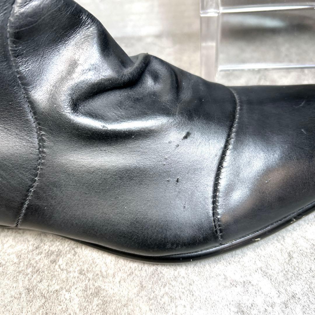 【alfredo BANNISTER】カッティングブーツ/Y2K/サイドジップ/