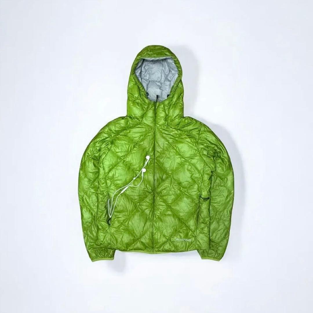 mont-bell ダウンジャケット キルティング短丈かつきくん着用