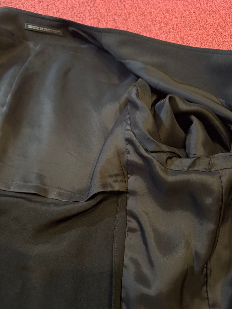 【未使用】Yohji Yamamoto ノーカラー ボタンレス ロングコート