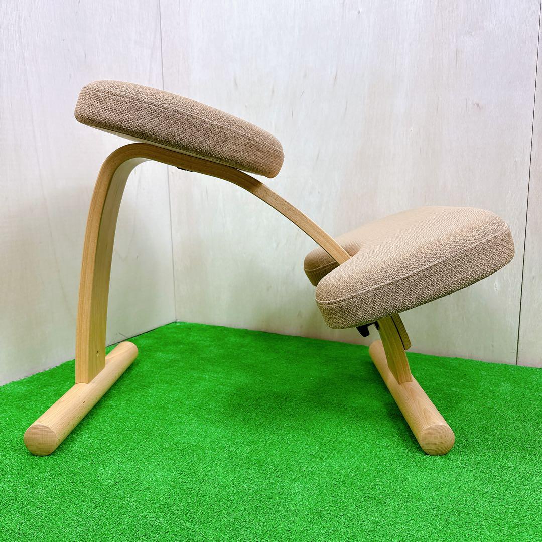 【美品】 サカモトハウス バランスチェアイージー ベージュ 姿勢矯正