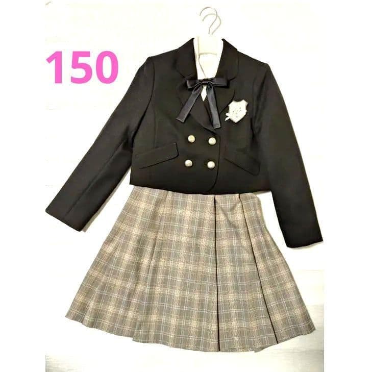 美品ELLE EN NOIR卒服150 フォーマルスカート卒業式エルアンノワール