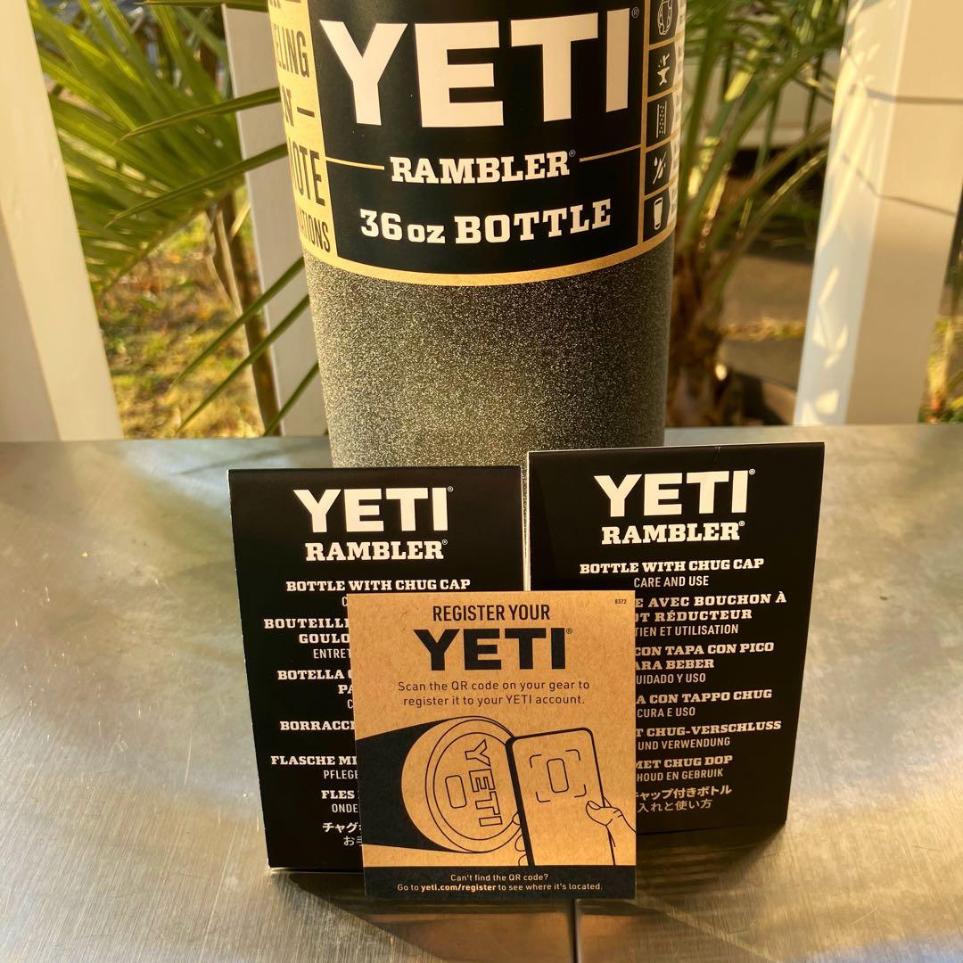 ⭐️YETI⭐️RAMBLER 36oz ボトル ブラックストーン 【国内正規品】