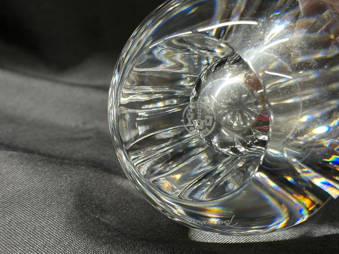 【USED美品】Baccarat バカラ　アニック　ブト　花瓶　ベース