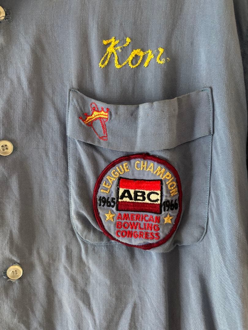 60s Hilton ボウリングシャツ 16-16 1/2