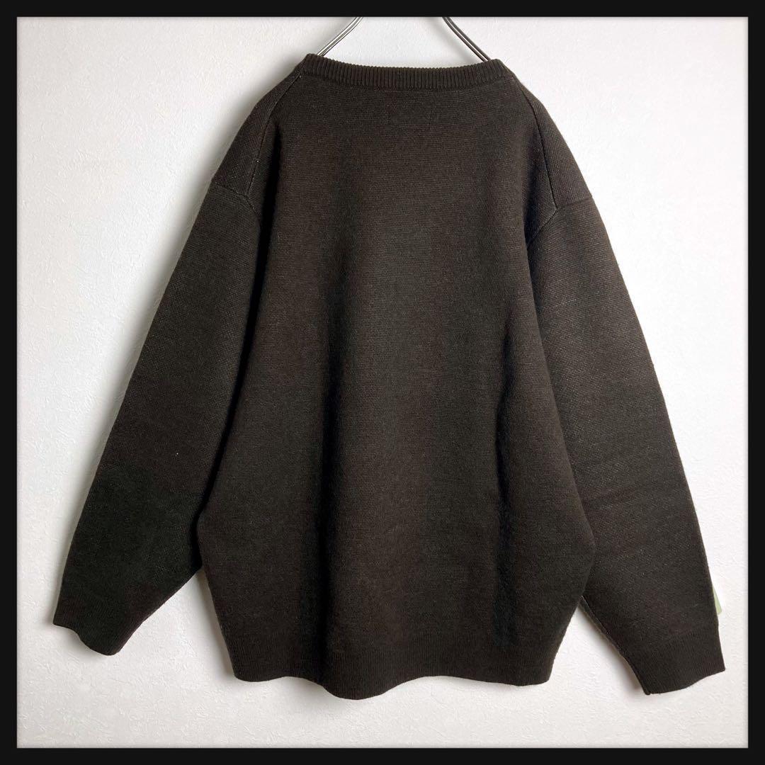 【即完売デザイン】ハフ★ビッグロゴ セーター 入手困難 ニット 希少XL 美品