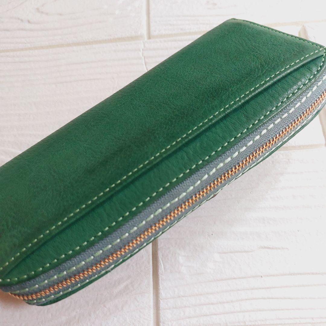 未使用✨Dakotaゼオライトレザー長財布　多収納♪ラウンドファスナー