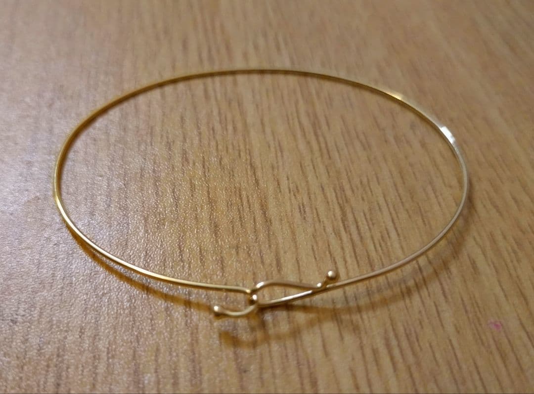 【ちいたん】K18フープバングル