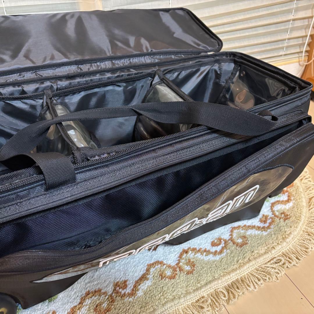 ABS PRO-AM 3ボールバッグ 黒 ボール2個おまけ付