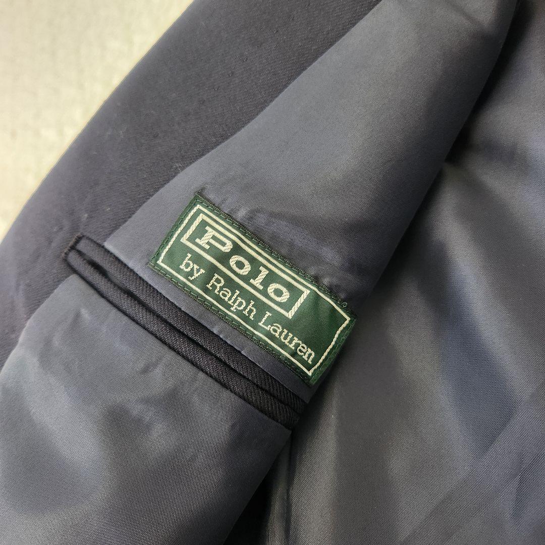 美品★ポロラルフローレン　ブレザー　ジャケット　上着　紺ブレ　金ボタン