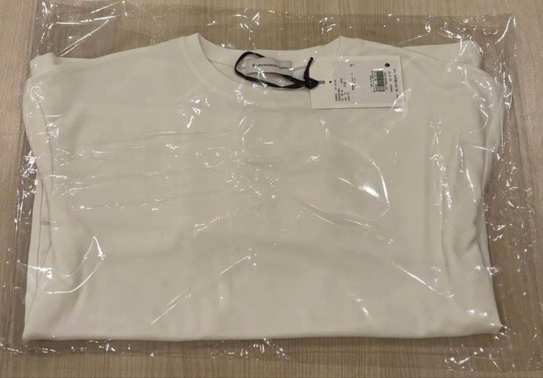 ホワイト 長袖 カットソー裏起毛マシュマロT／マシンウォッシャブル　バンヤード