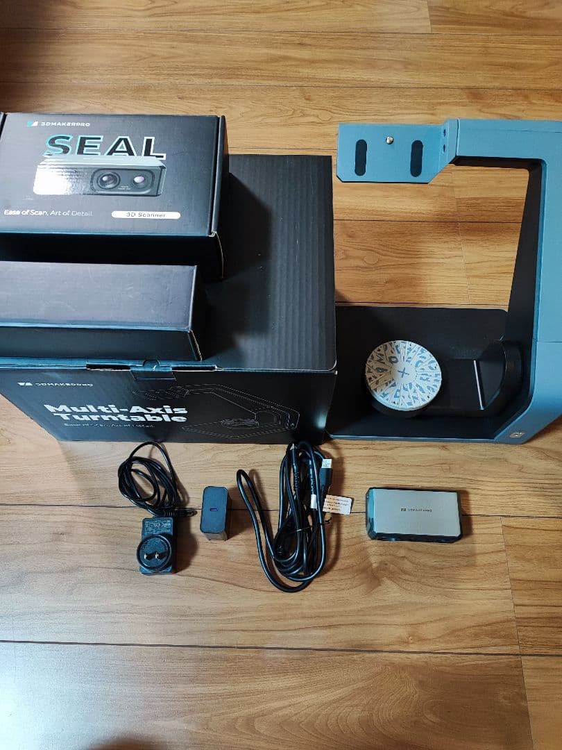 3DMAKERPRO SEEL 3D SCANNER 多軸ターンテーブルセット