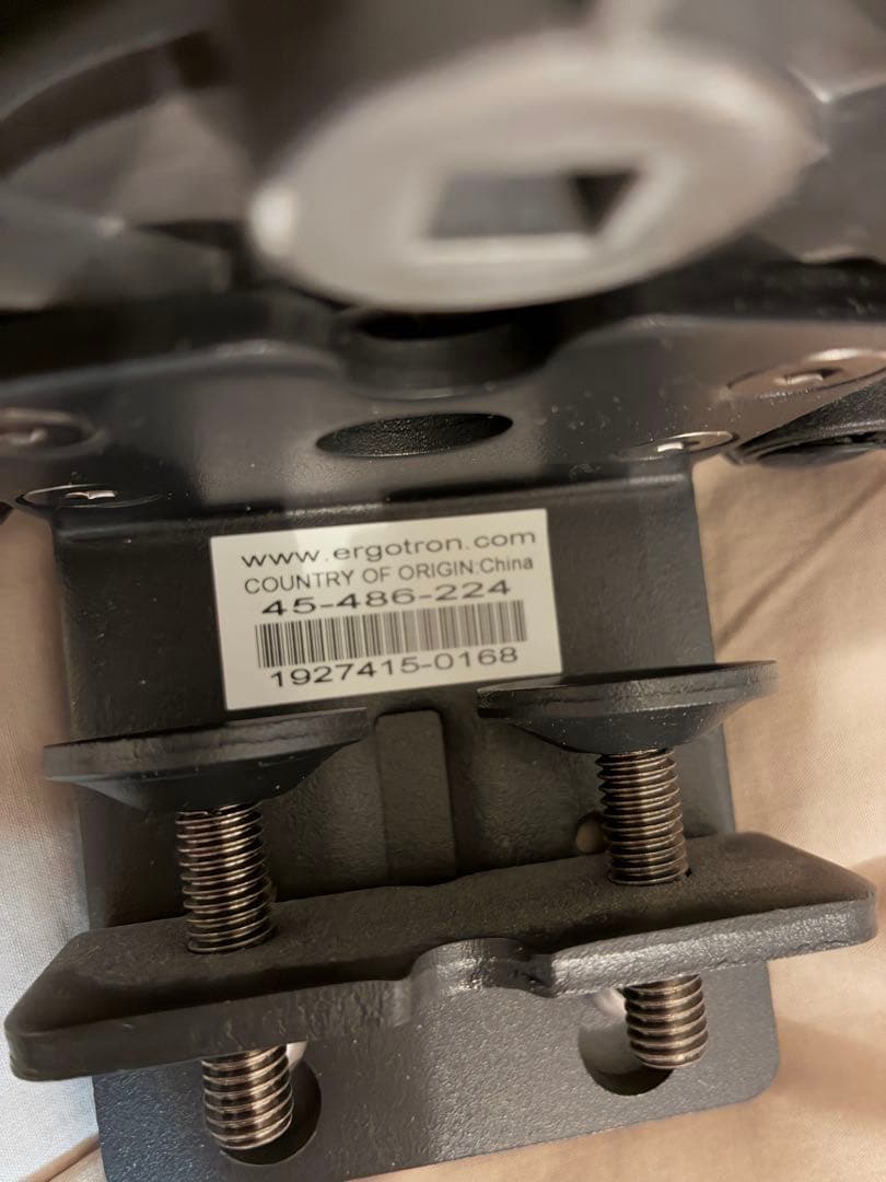 ERGOTRON（エルゴトロン）MXVモニターアーム スリムタイプ ブラック