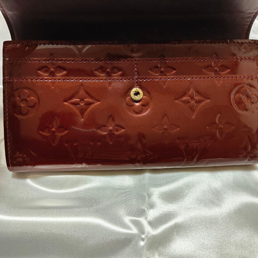 ★美品 ヴィトン Louis Vuitton 財布 ポルトフォイユサラ ヴェルニ