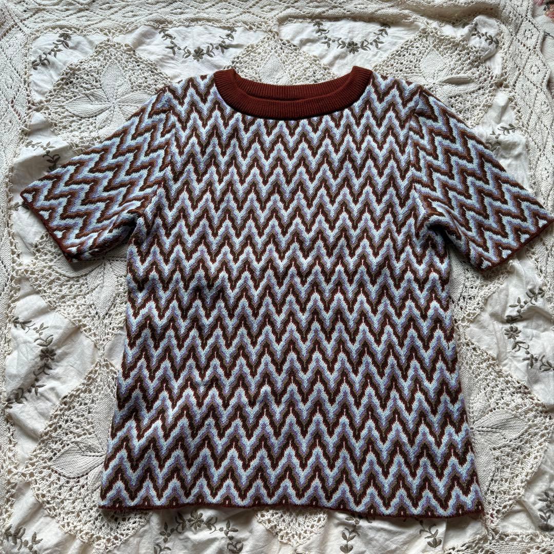 misha&puff Jacquard Cale トップスとスカートのセット